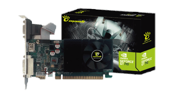 Manli представила карты GeForce GT 710 
